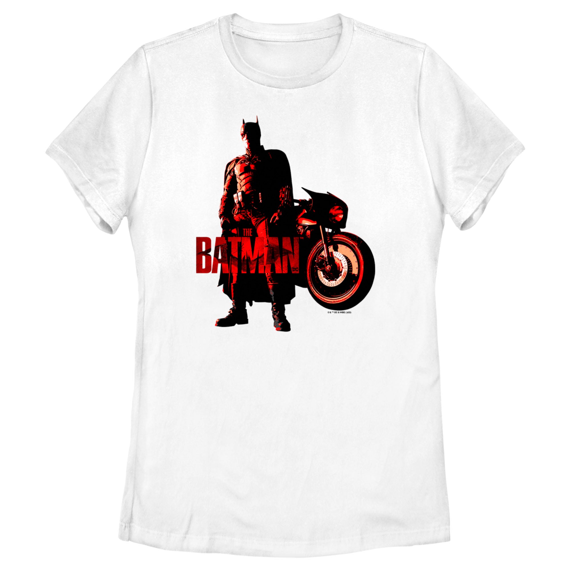 Women’S The Batman Red Batcycle T-Shirt