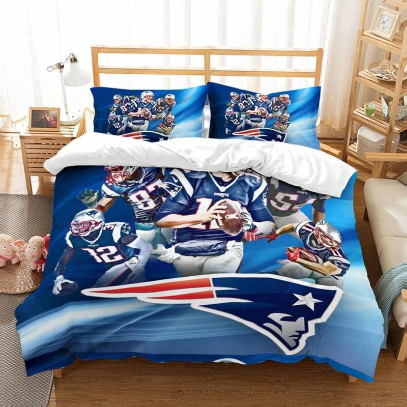 3D Customize New England Patriots Bedding Set Duvet Cover Set Bedroom Set Bedlinen