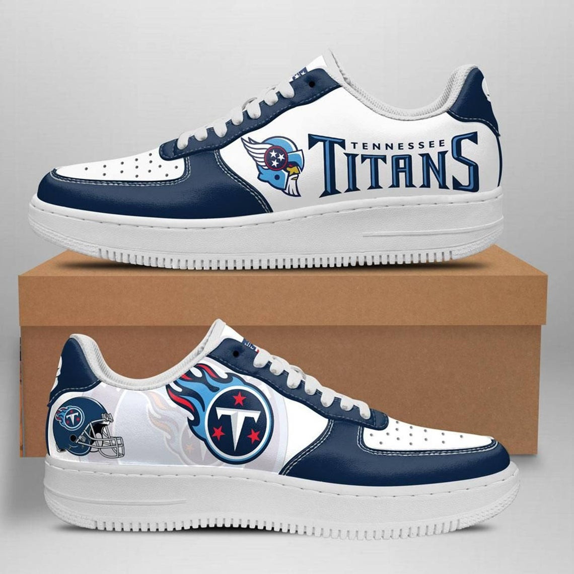 Tennessee Titans Football Custom Naf Shoes