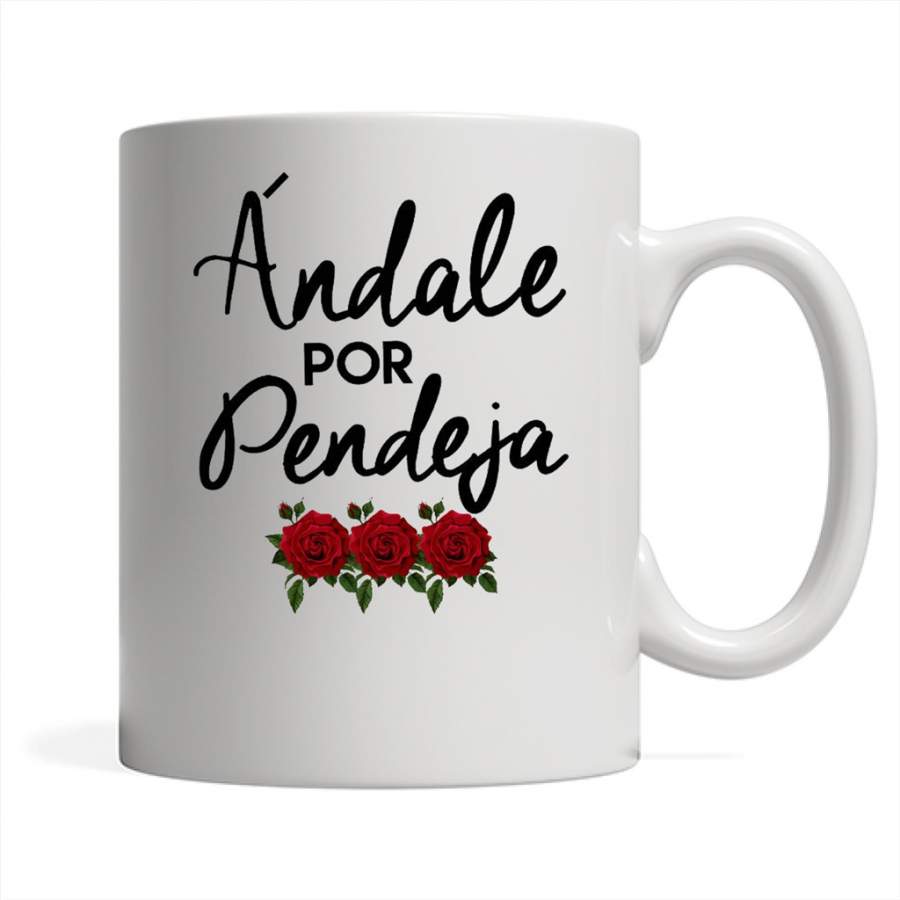 Andale Por Pendeja Vintage – Full-Wrap Coffee White Mug