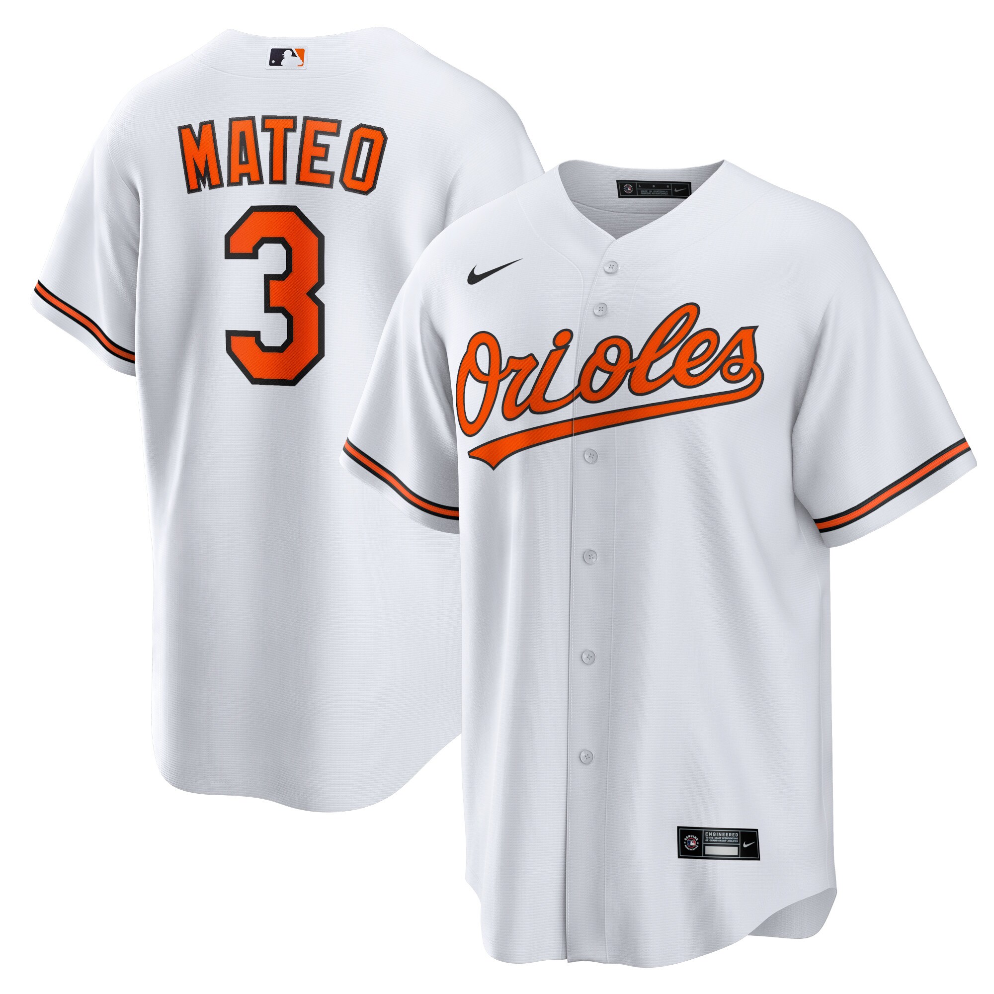 Jorge Mateo Baltimore Orioles Replica Player Jersey – White