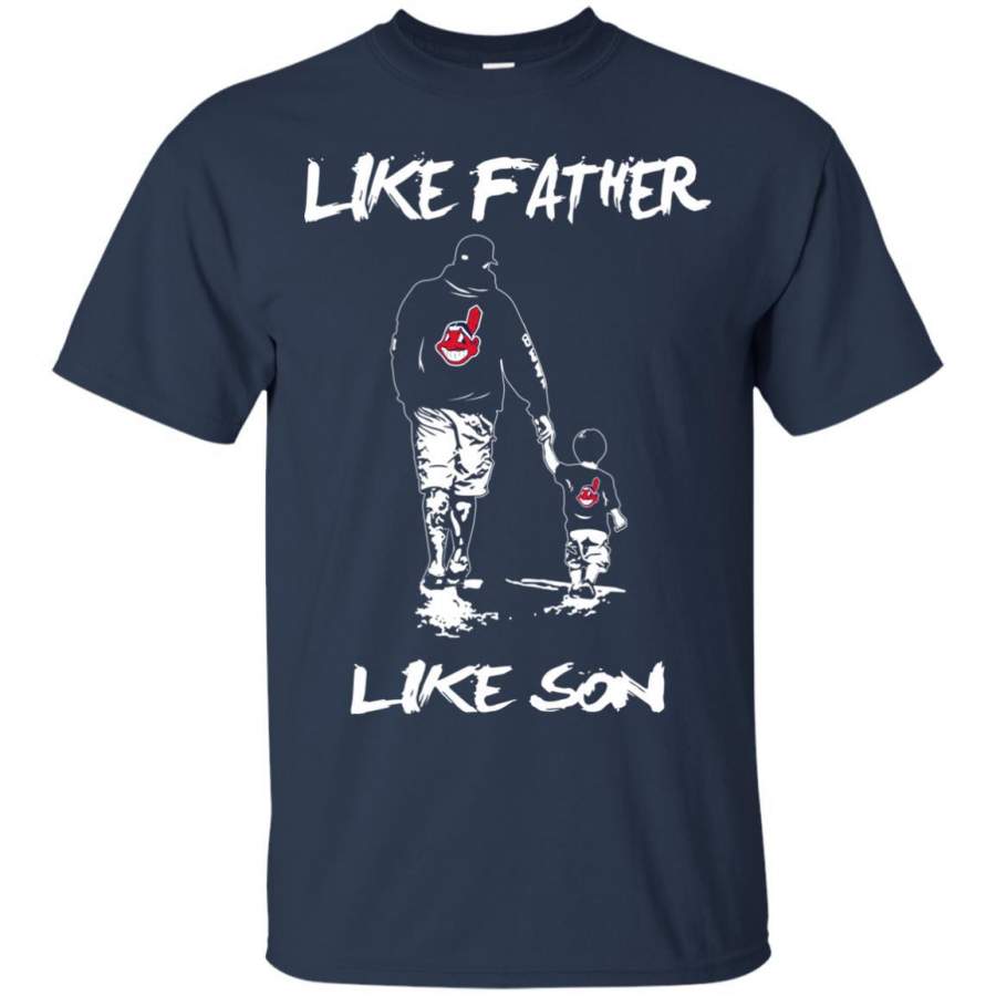 Like Father Like Son Cleveland Indians T Shirt