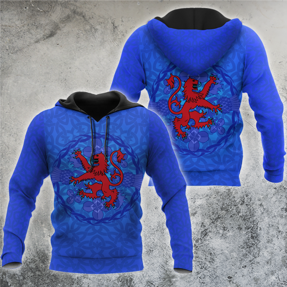 Unisex Hoodie All Over Print Lion Gifts Premium Scotland Lion All Over Printed Us Unisex Size Hoodie