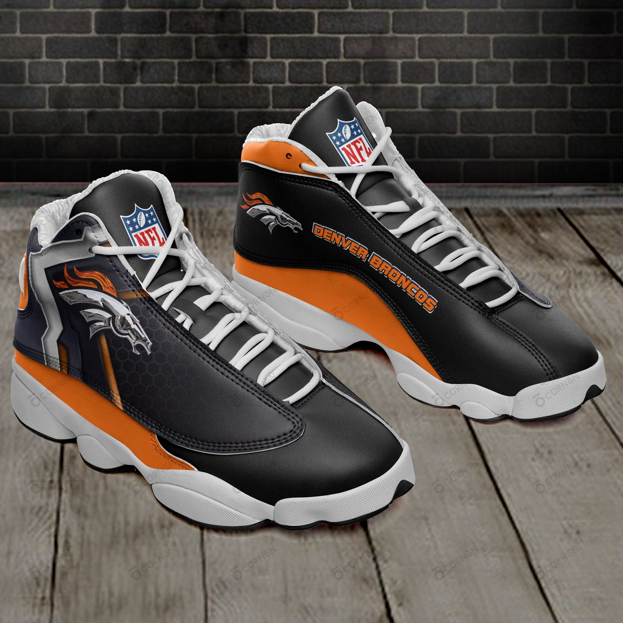 Denver Broncos Air JD13 Sneakers 187