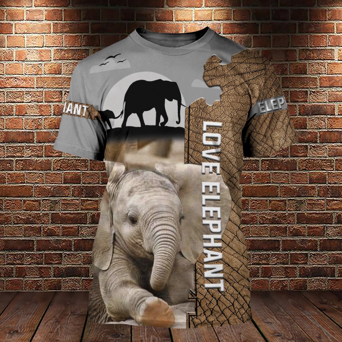 Love Elephant 3D All Over Gift For Elephant Lovers