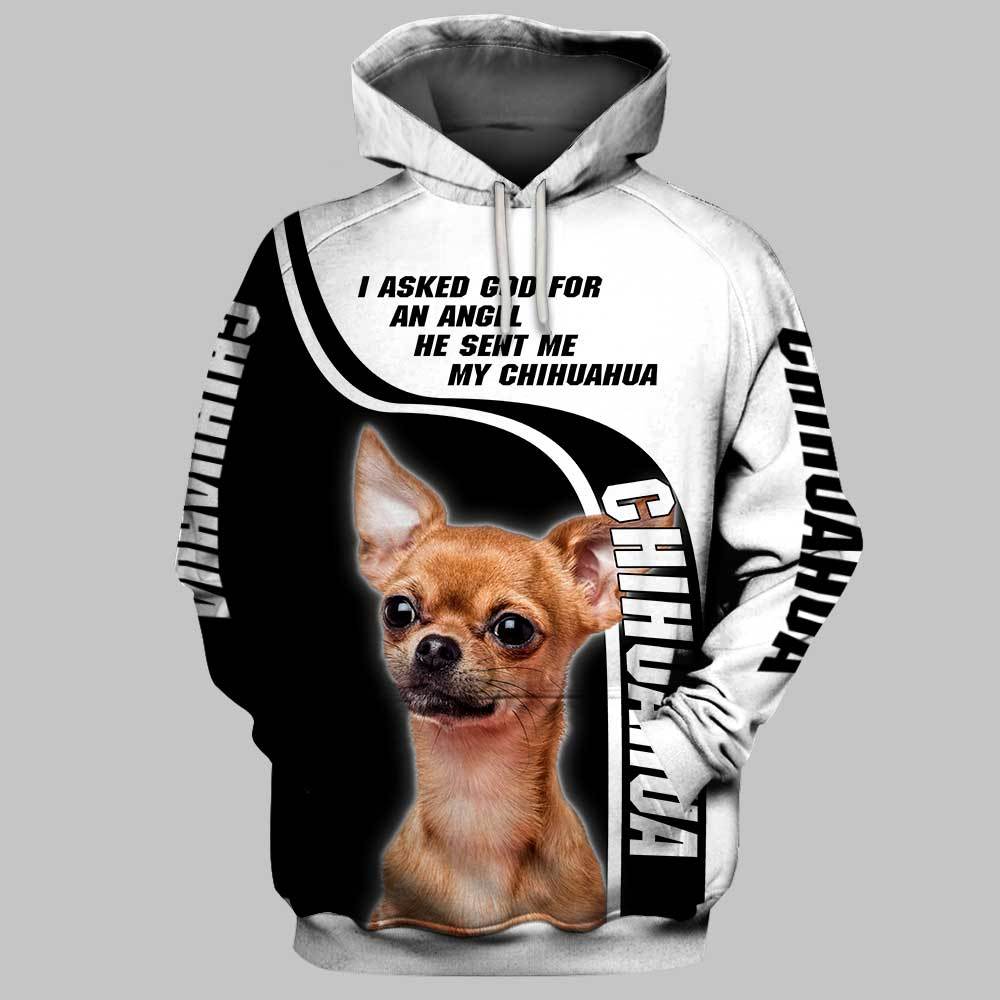 Best Hoodie  Chihuahua 3D Full Printing 32195 Hoodie , 3D Hoodie