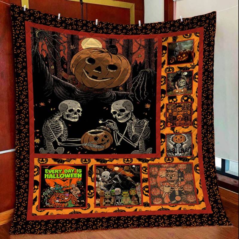 Skull Halloween TY1208 – Quilt Blanket