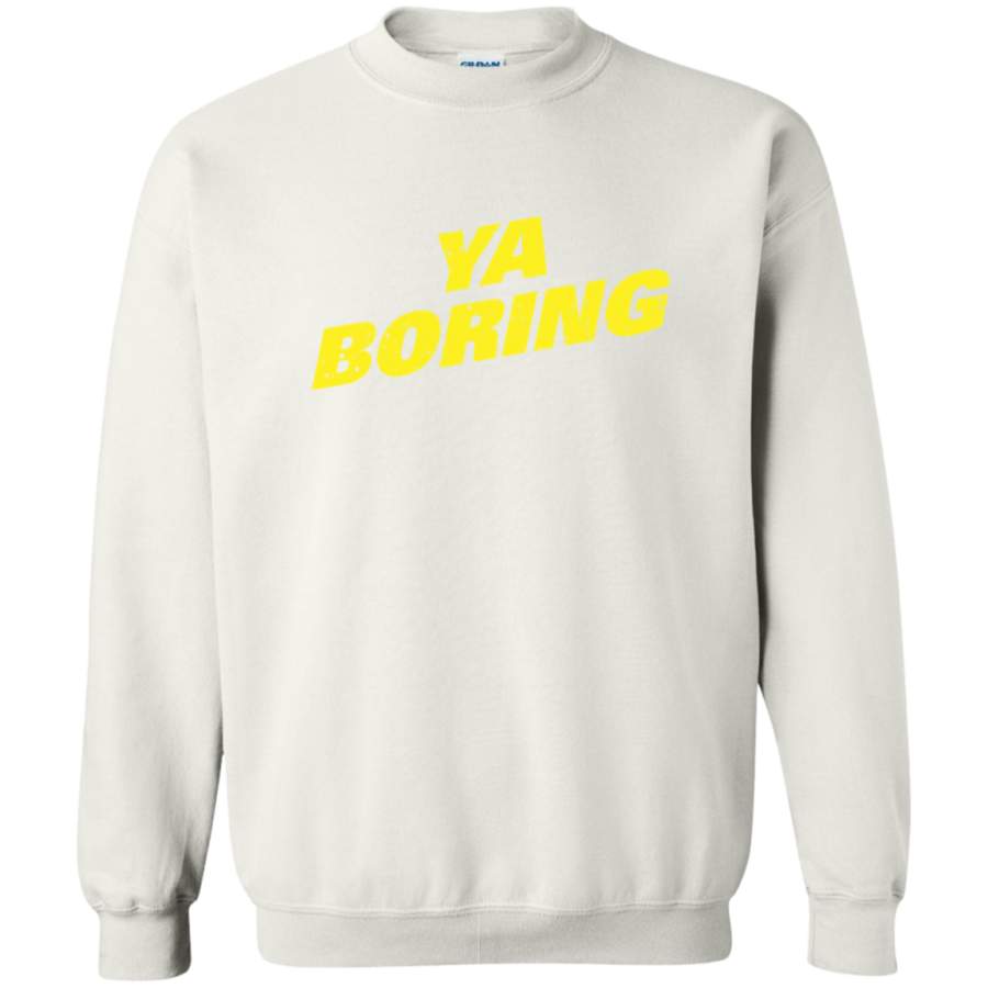 AGR Brooklyn Nine Nine Ya Boring Diagonal Shirt Crewneck Pullover Sweatshirt