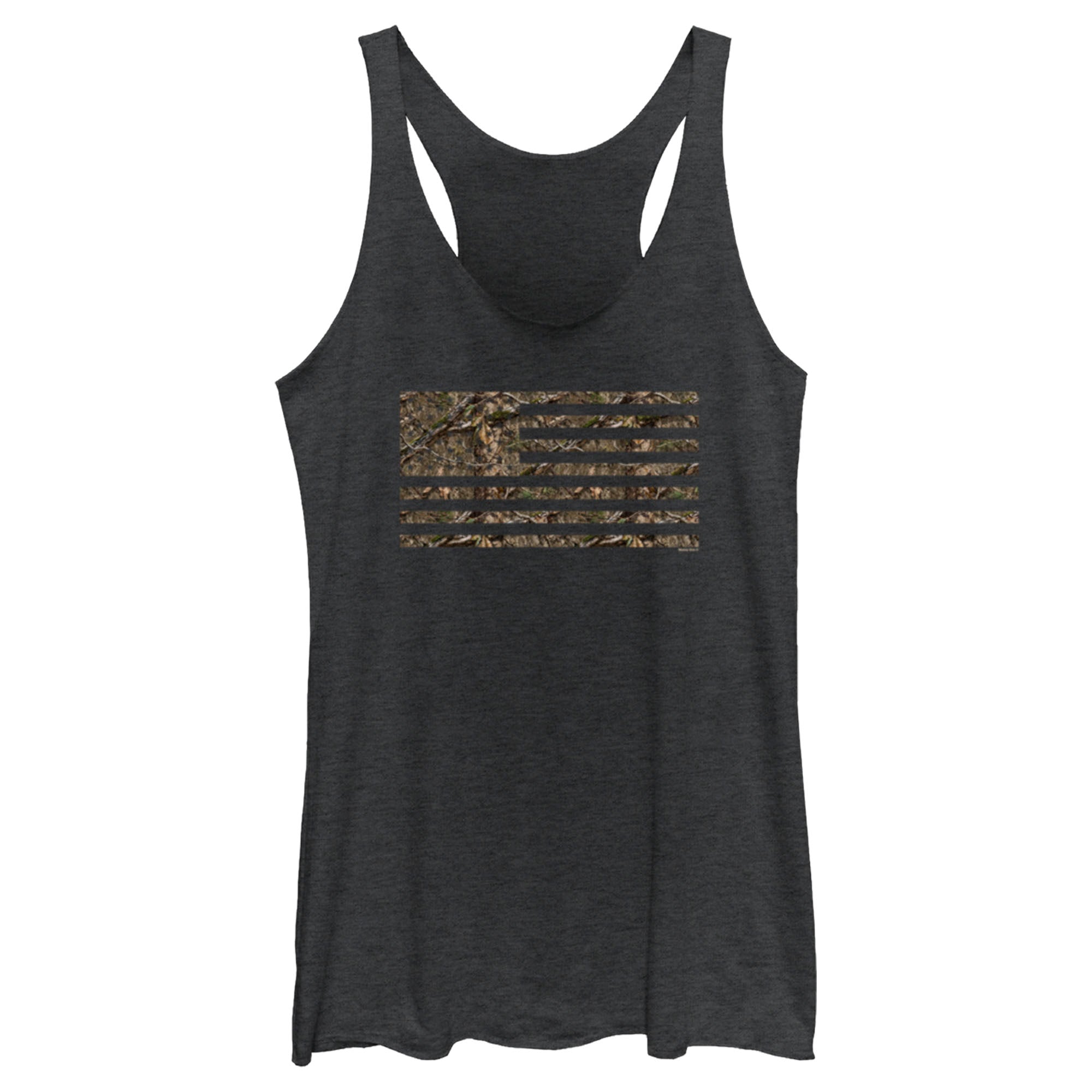 Women’S Mossy Oak In The Woods Flag Racerback Tank Top