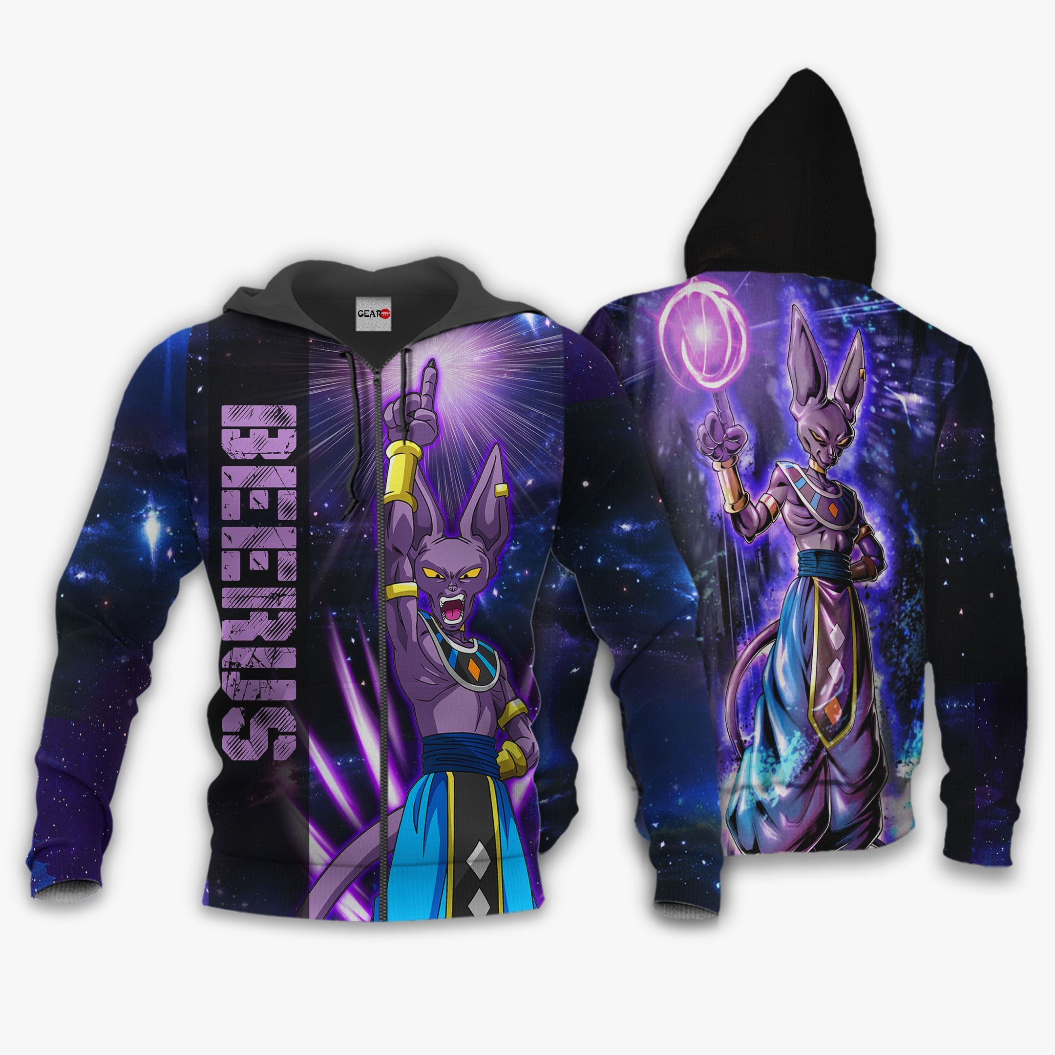 Beerus Sama Hoodie Dragon Ball Anime Shirts Jacket