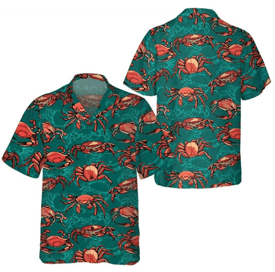 Vintage Hand Drawn Crab Hawaii Lover Hawaii Shirt For Men Women Ha88947