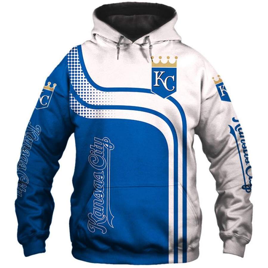 Kansas City Royals Hoodies 3D Long Sleeve