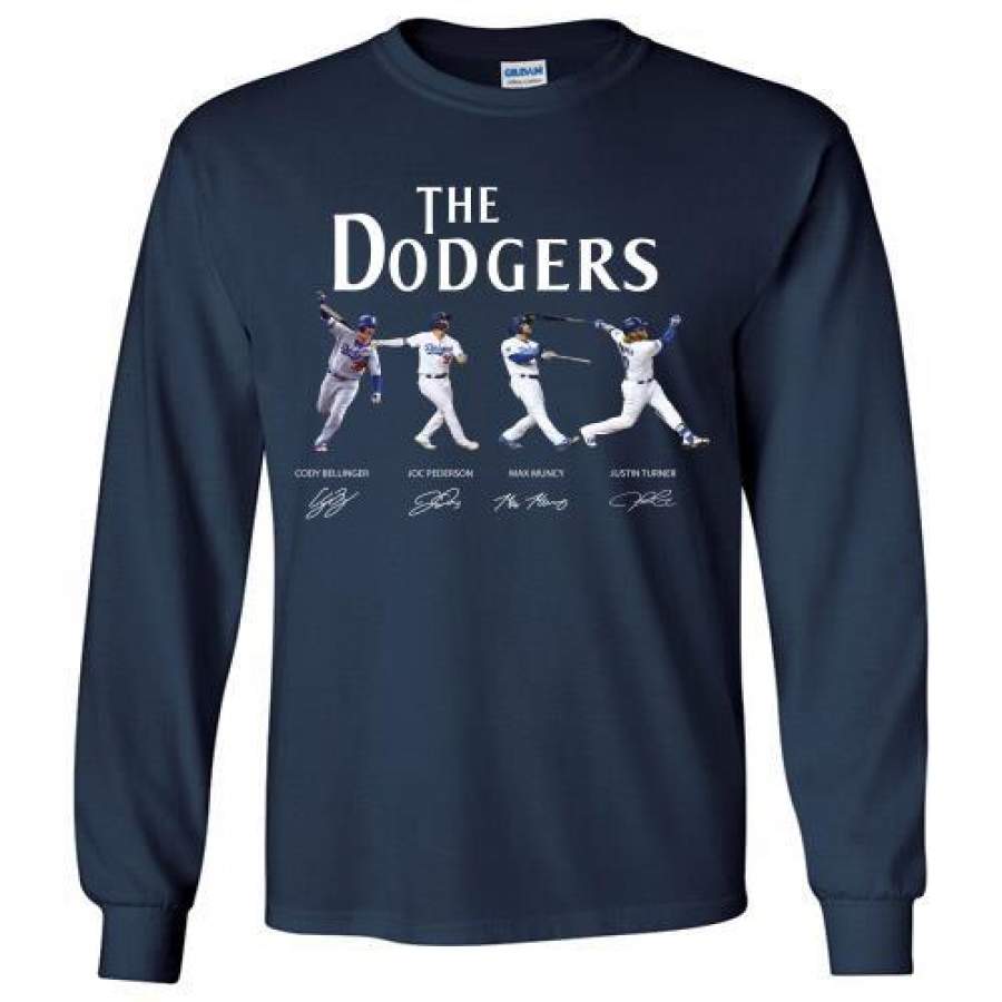 The Dodgers Abbey Road Signatures Los Angeles Dodgers Long Shirt