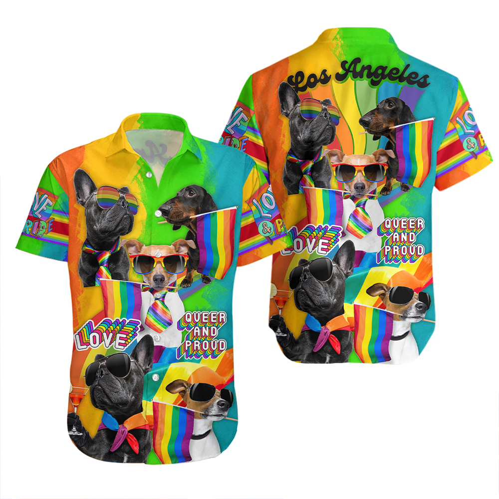 Funny Fride Gay Prench Dog Hawaii Shirt For Men And Women Ha63778