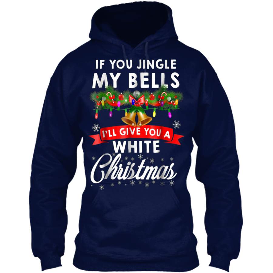 Jingle My Bells Funny Adults Christmas Pajama 34 Pullover Hoodie ...