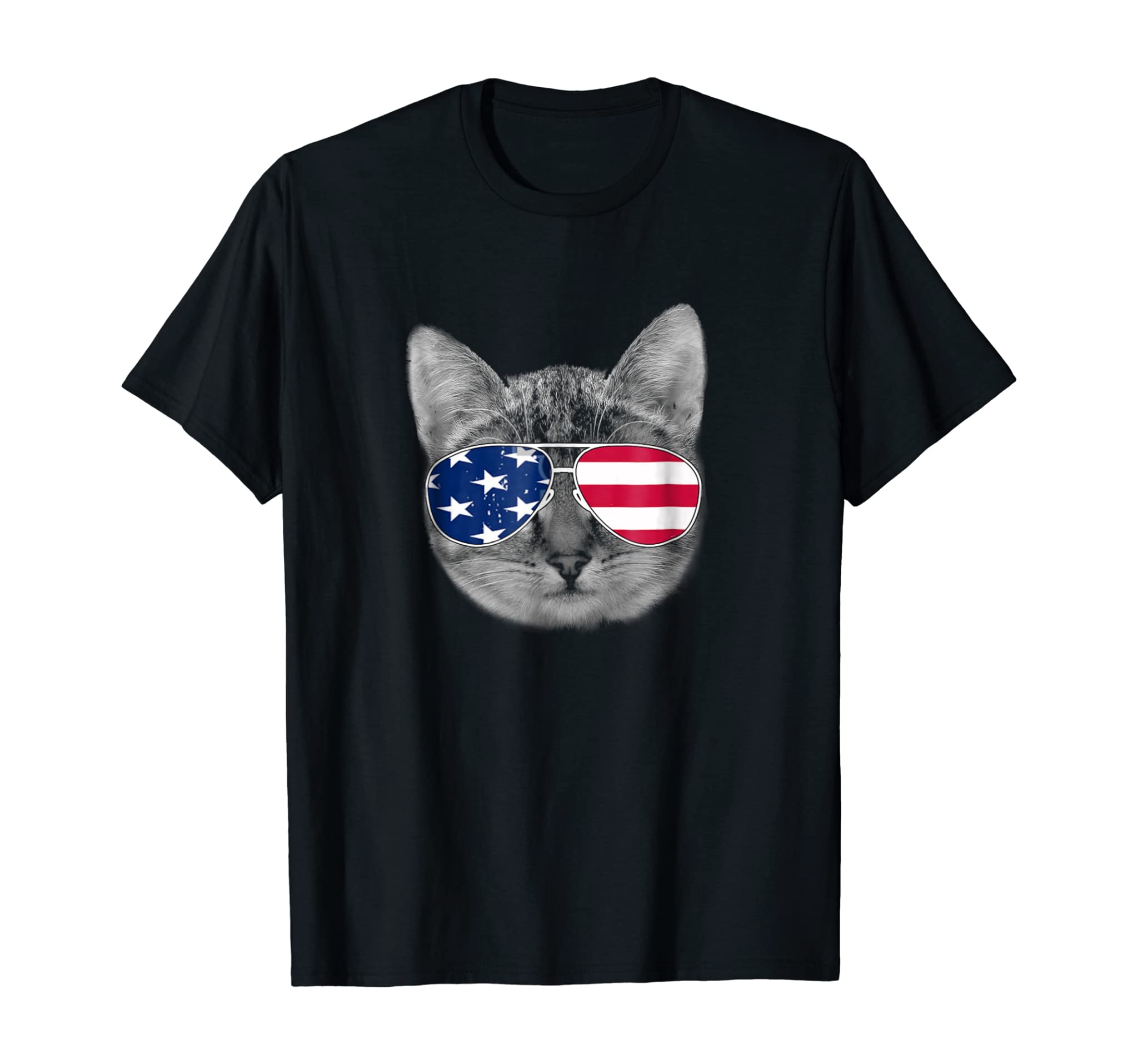 Funny Meowica American Flag Love Cat 4th Of July T Shirt