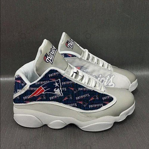 New England Patriots Air Jd13 Sneakers 0117 Custom Jordan