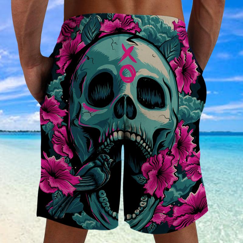 Skull 3D Shorts_Skull And Life
