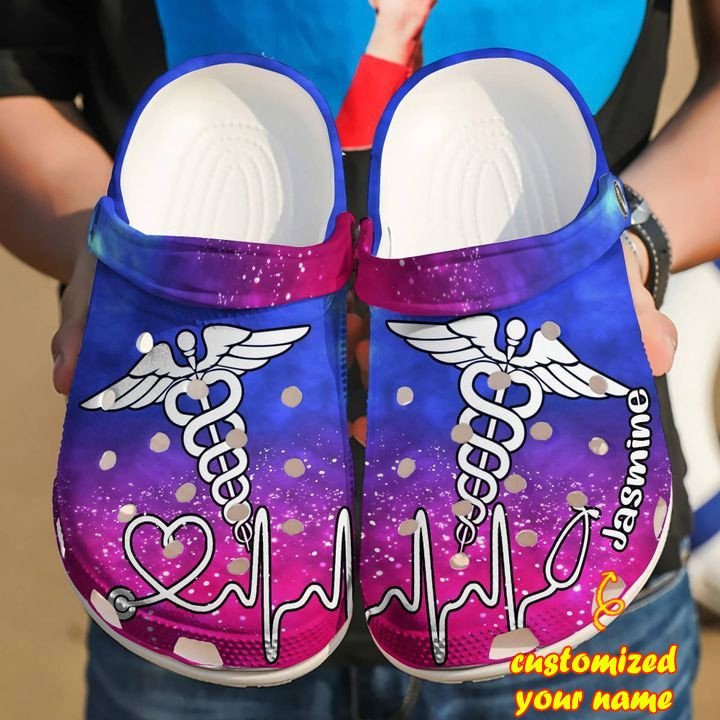 Nurse Crocs – Nurse Personalized Symbol Clog Shoes For Men And Women