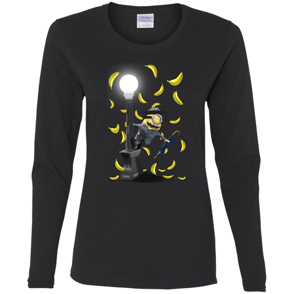 Banana Rain Womens Long Sleeve T-Shirt