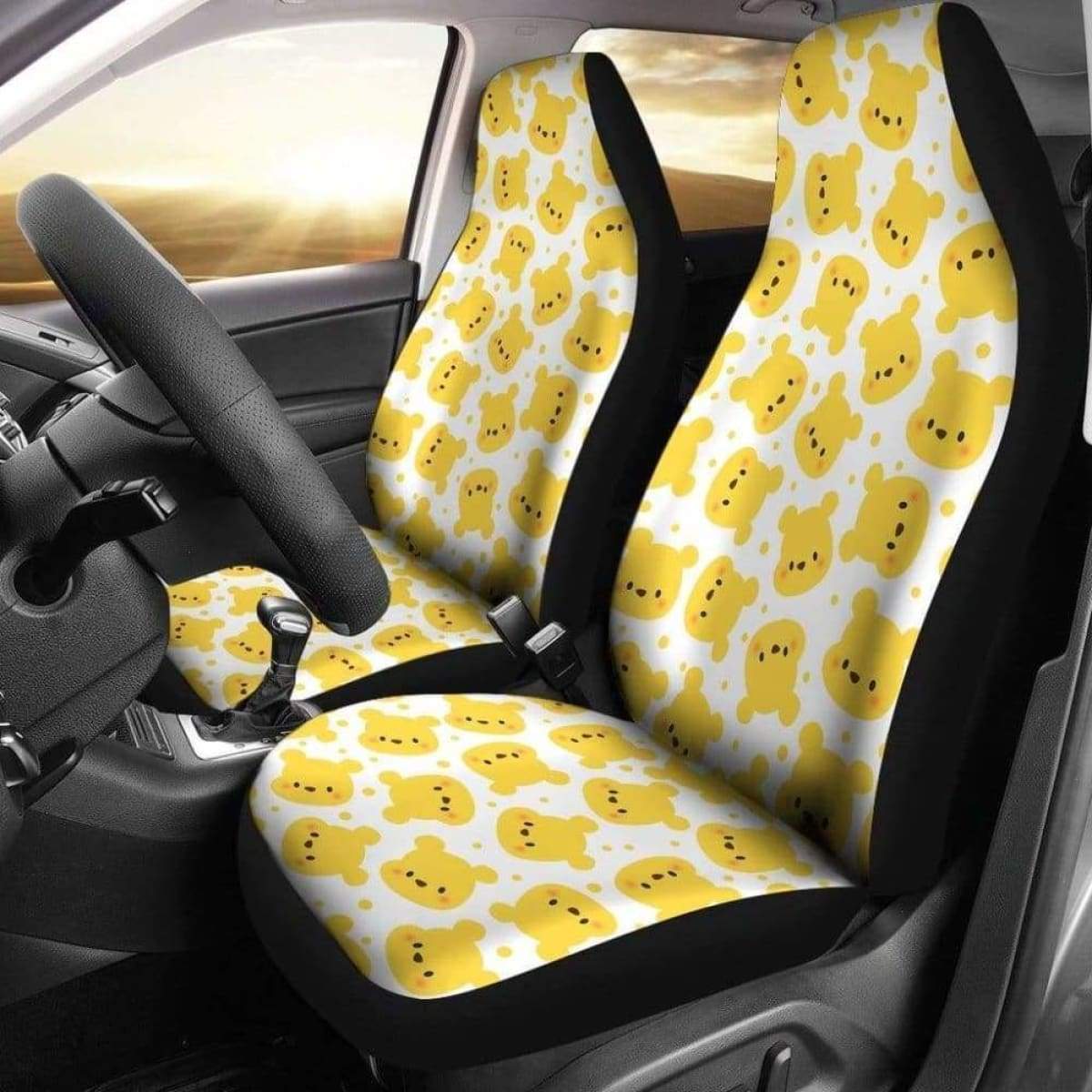 Pooh Car Seat Covers 4 Universal Fit 051012