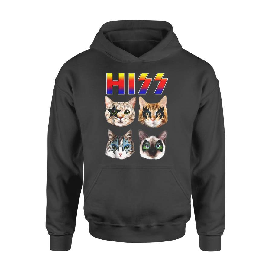 Cat gift idea Hiss Kittens Rockin – Standard Hoodie