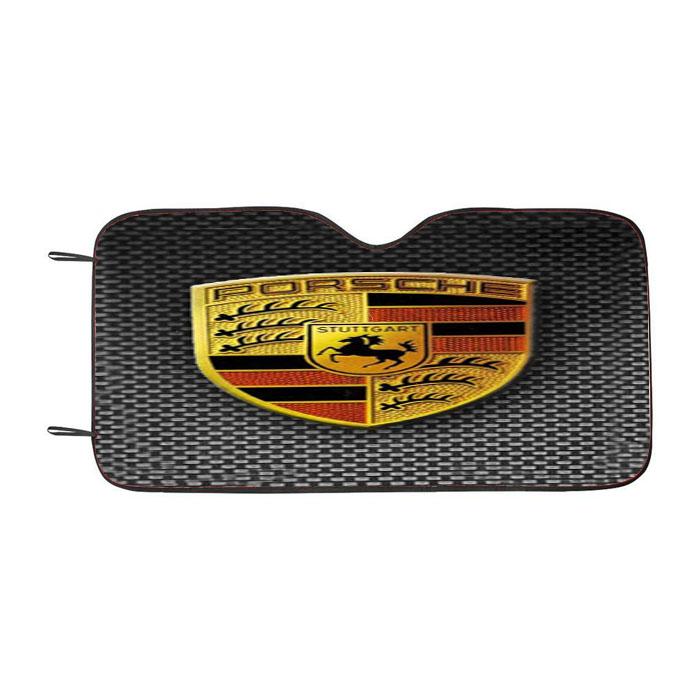 Simple Porsche Logo Auto Sun Shade