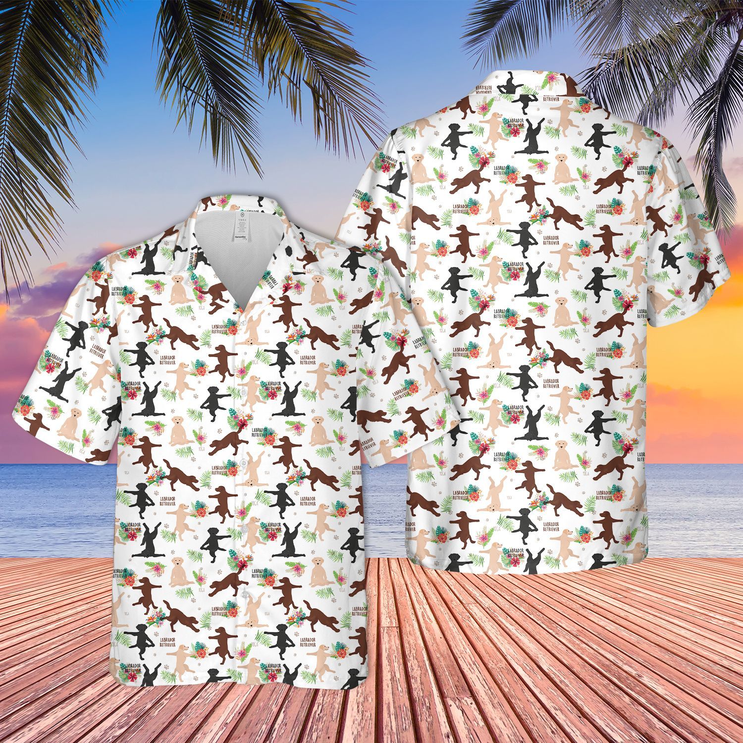 Labrador Retriever Dog Lovers Funny Gift Hawaiian Shirt Ha75089