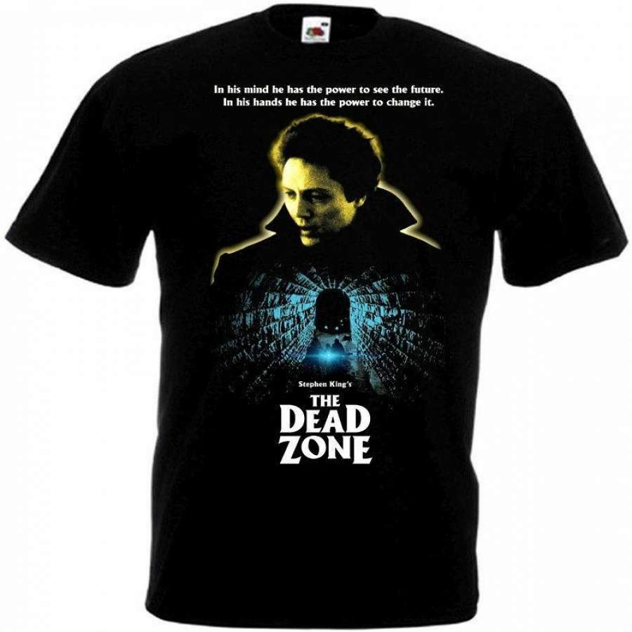 The Dead Zone Movie Poster T Shirt Black All Sizes