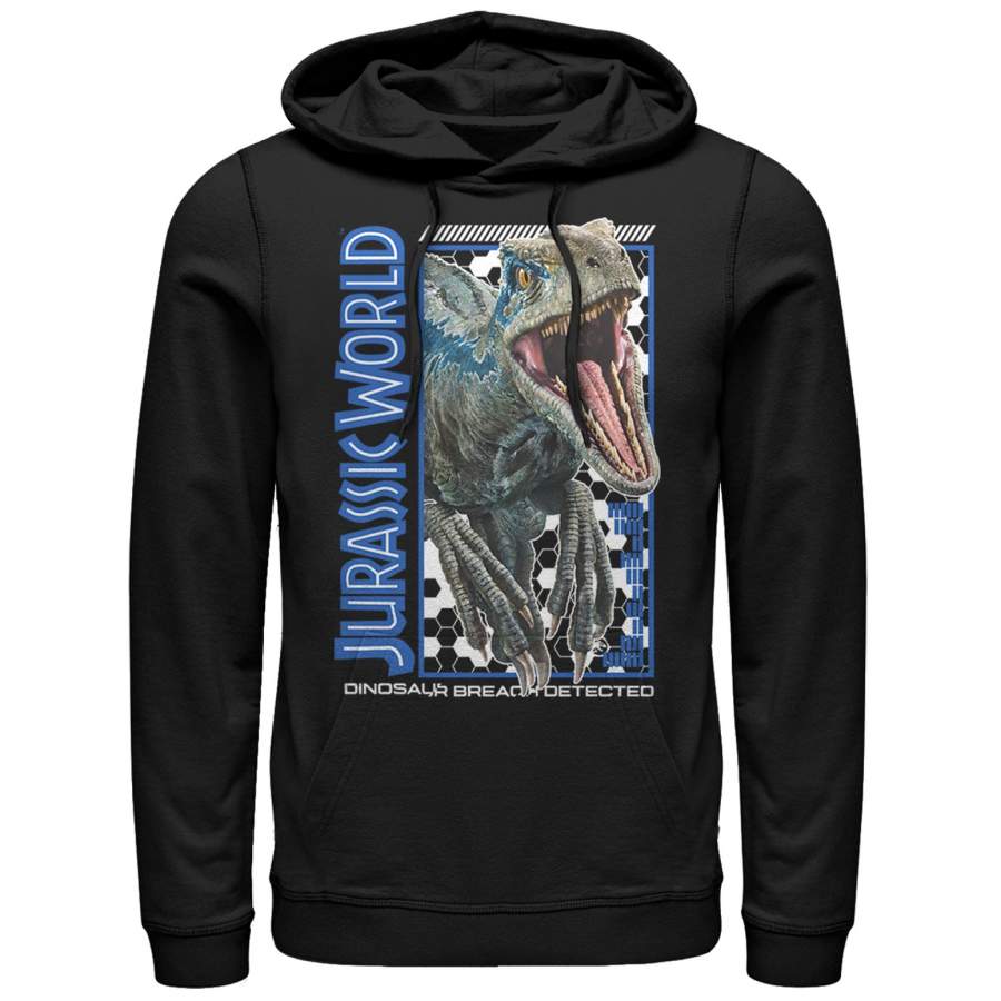 Jurassic World: Fallen Kingdom Men’s Raptor Breach Lightweight Hoodie