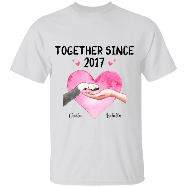 Together Since Personalized Dog T-Shirt Ts-Nn941