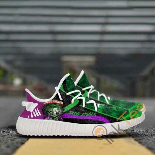 Trucks Grave Digger Custom Shoes Personalized Name Yz Sneakers