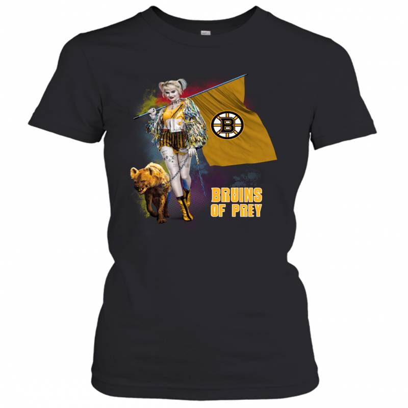 Harley Quinn flag Boston Bruins Of Prey Women’s T-Shirt