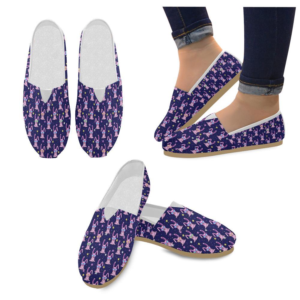 Rabbit Baby Pattern Print Design Rb015 Women Casual Shoes