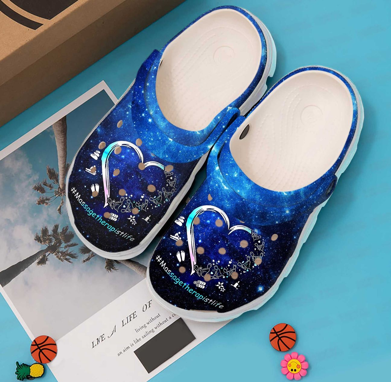 Massage Therapy Personalized Clog, Custom Name, Text, Color, Number Fashion Style For Women, Men, Kid, Print 3D Massage Therapy Heart