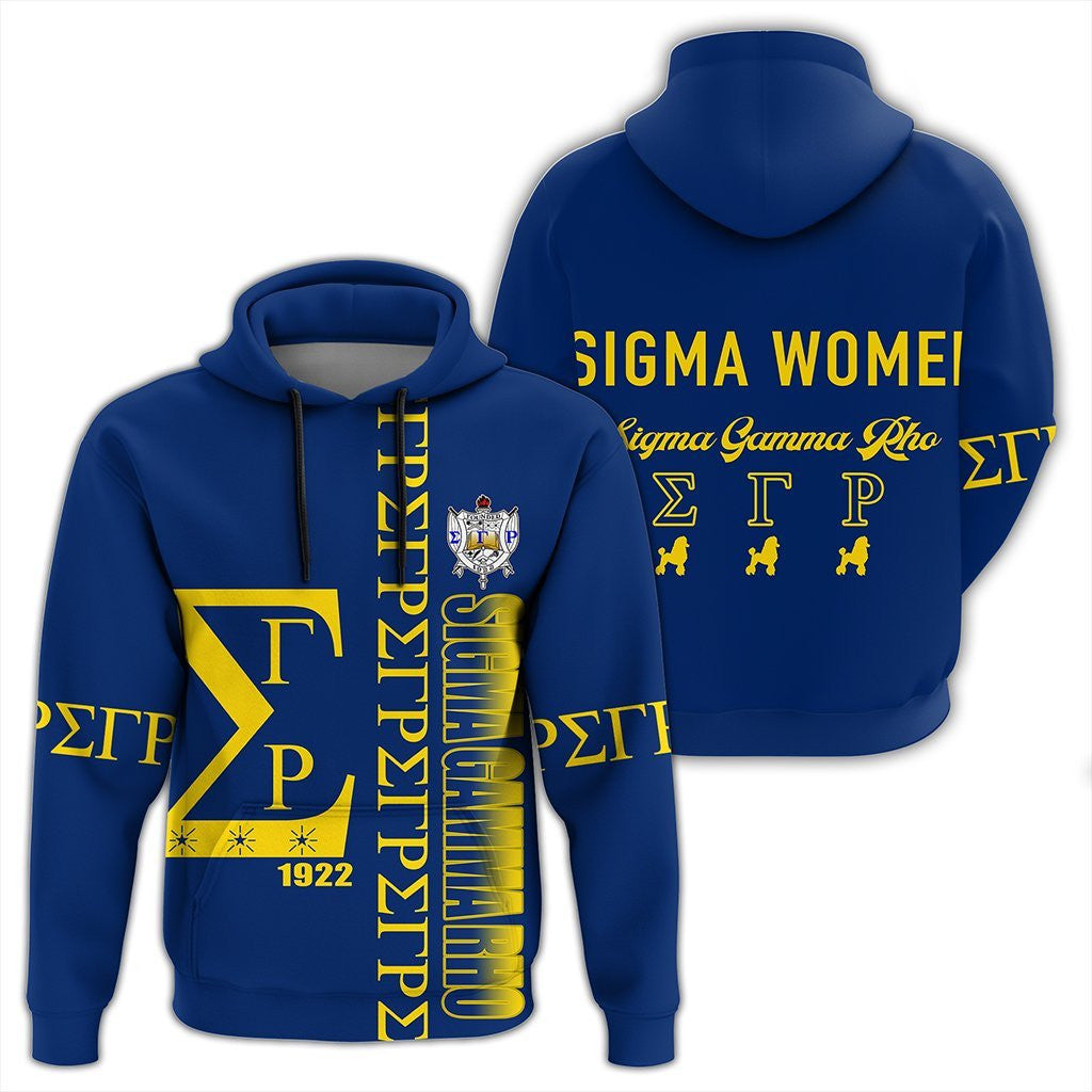 Sorority Hoodie – Blue Sigma Gamma Rho Pullover Hoodie0