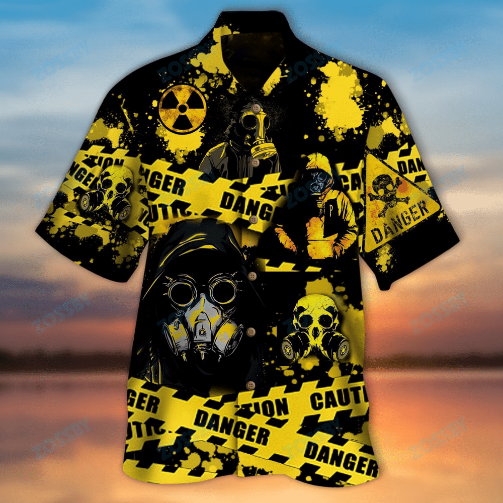 Radiation Totally Rad Yellow Awesome Design Unisex Hawaii Shirt For Men And Women Ha53380