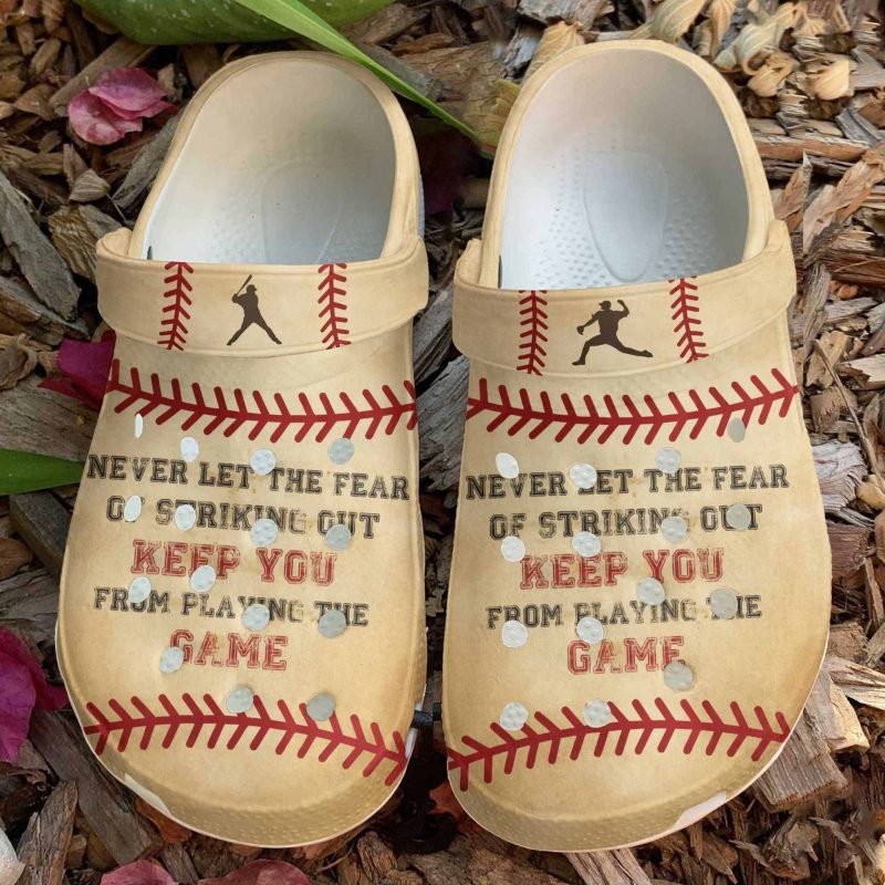 Baseball Motivation Shoes Clogs Gift For Son Fathers Day- Baseball Vintage Croc Shoes Gift Father Grandpa