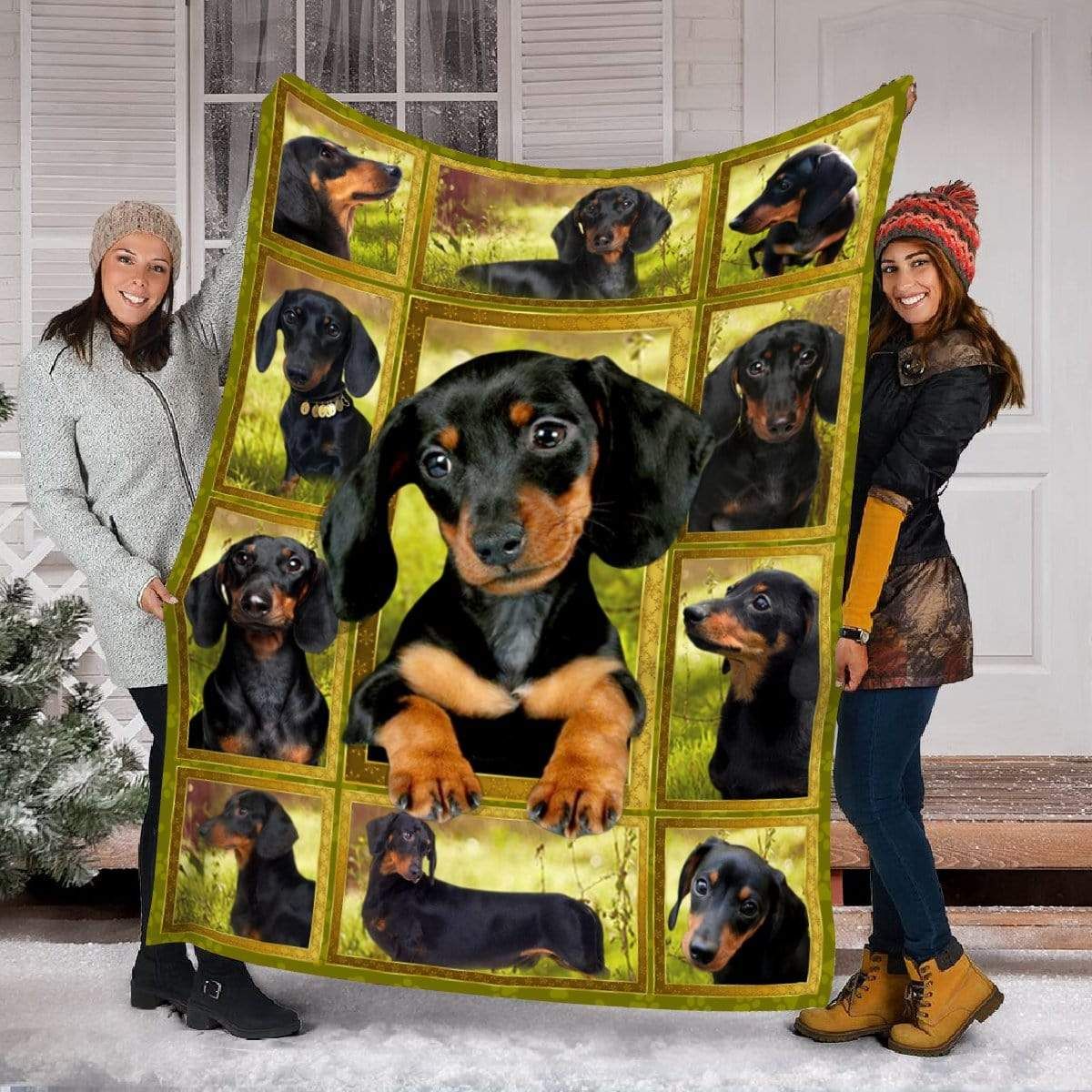 Dachshund Puppy MMC1611841 Fleece Blanket