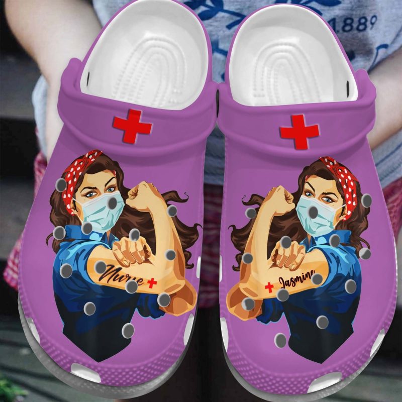 Awesome Nurse Shoes – Super Hero Nurse Custom Shoe Birthday Gift For Women Girl Mother Daughter Sister