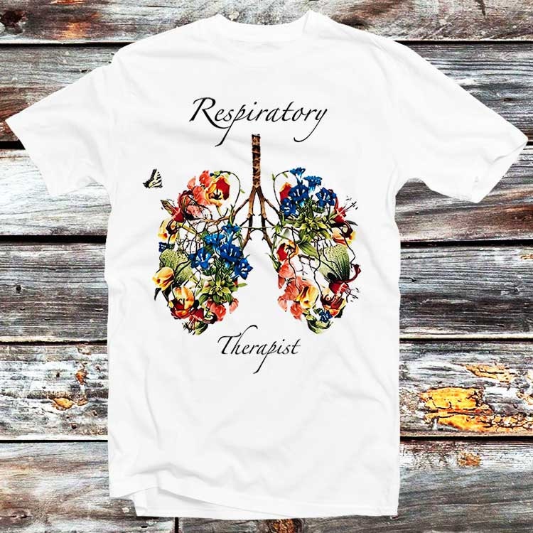 Butterfly Flower Respiratory Therapist T-shirt Fashion Design Cool Gift For Womens Girls Anniversary Birthday Top Tee Style B12