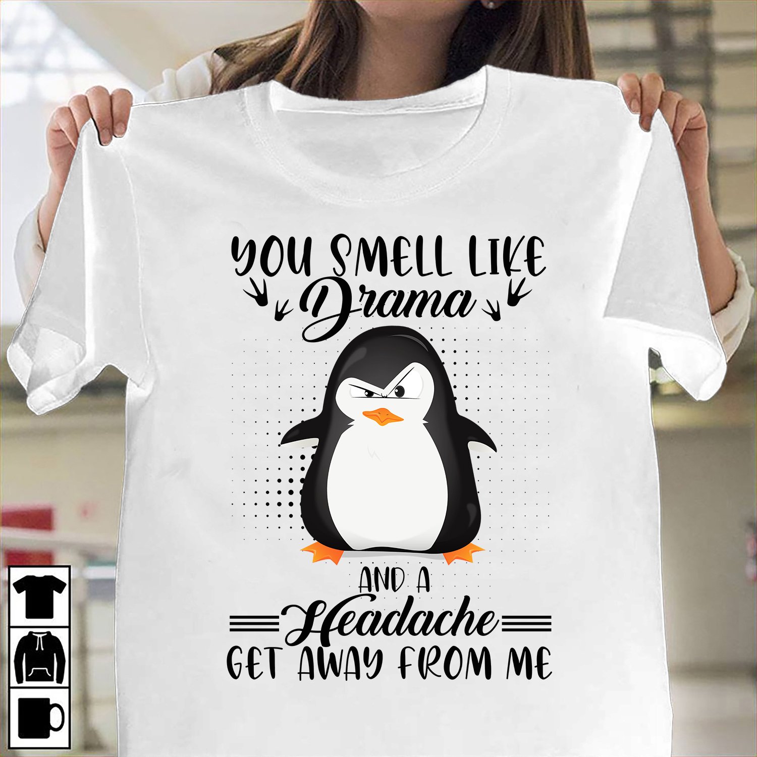 Get away from me, penguin – Standard T-shirt, Gift for you, gift for her, gift for him,gift for penguin lover,