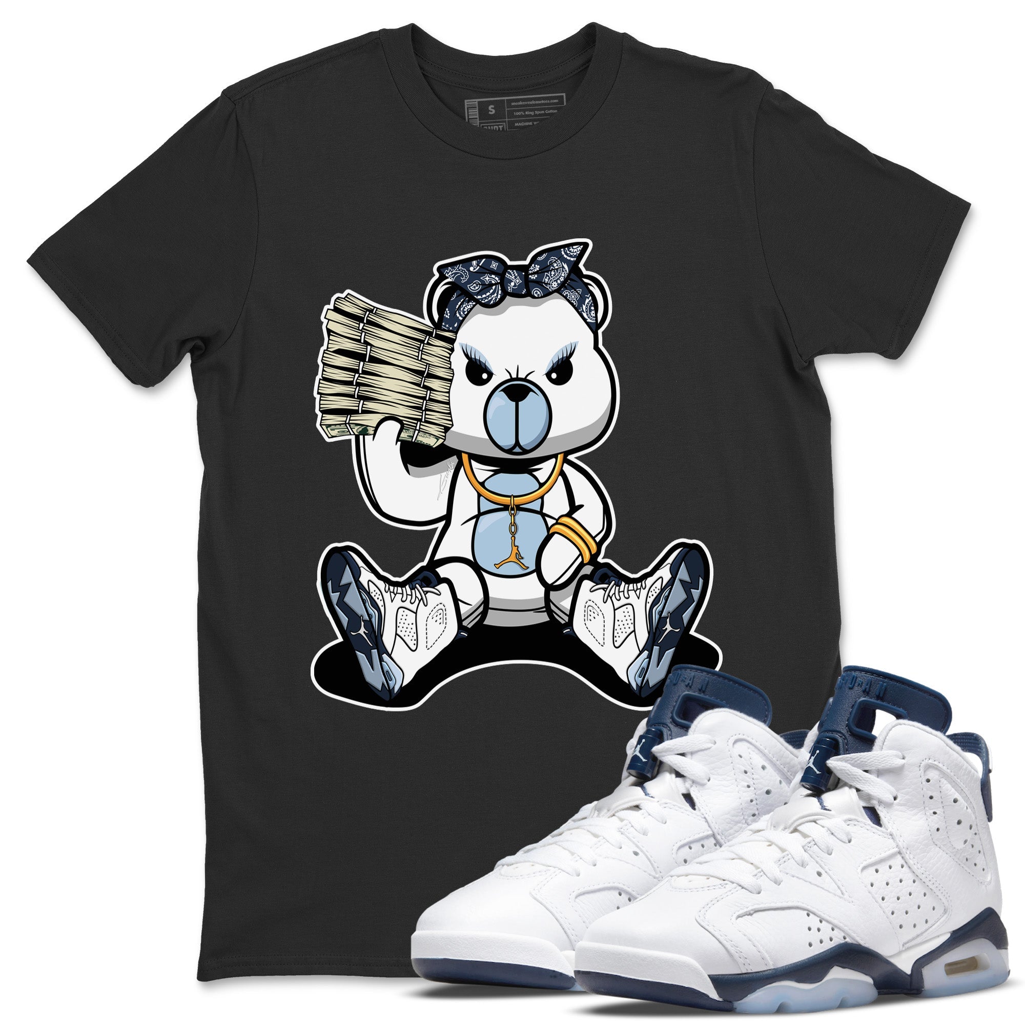 Bad Baby Bear T-Shirt – Air Jordan 6 Midnight Navy