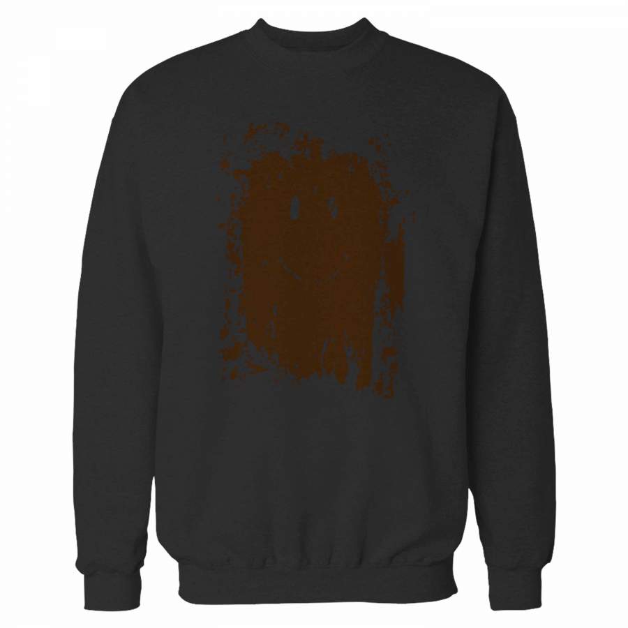 Muddy Smiley Face Forrest Gump Movie Sweatshirt