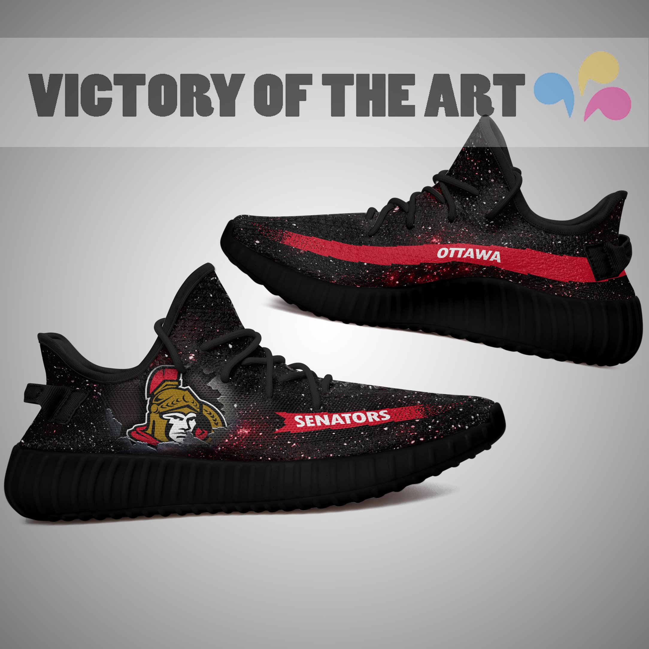 Art Scratch Mystery Ottawa Senators Shoes Yeezy