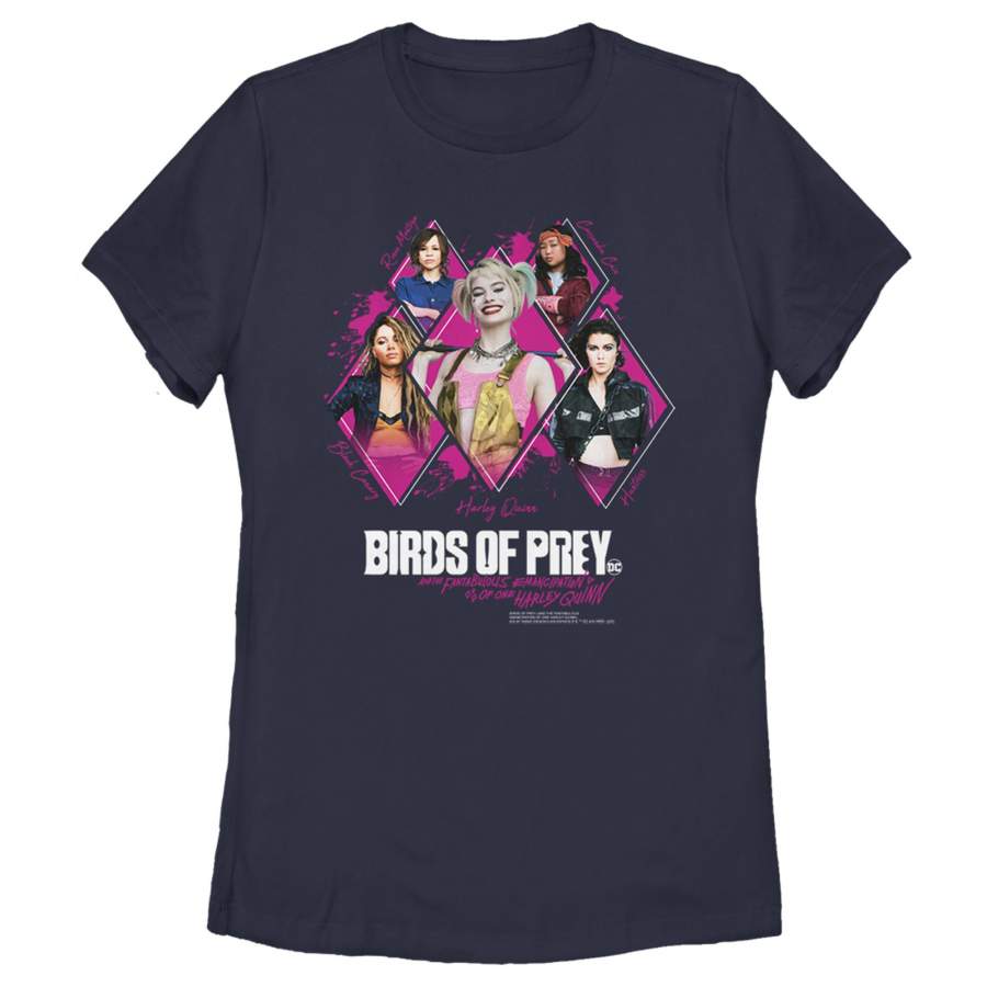 Birds of Prey Women’s Harley’s Diamond Squad  T Shirt