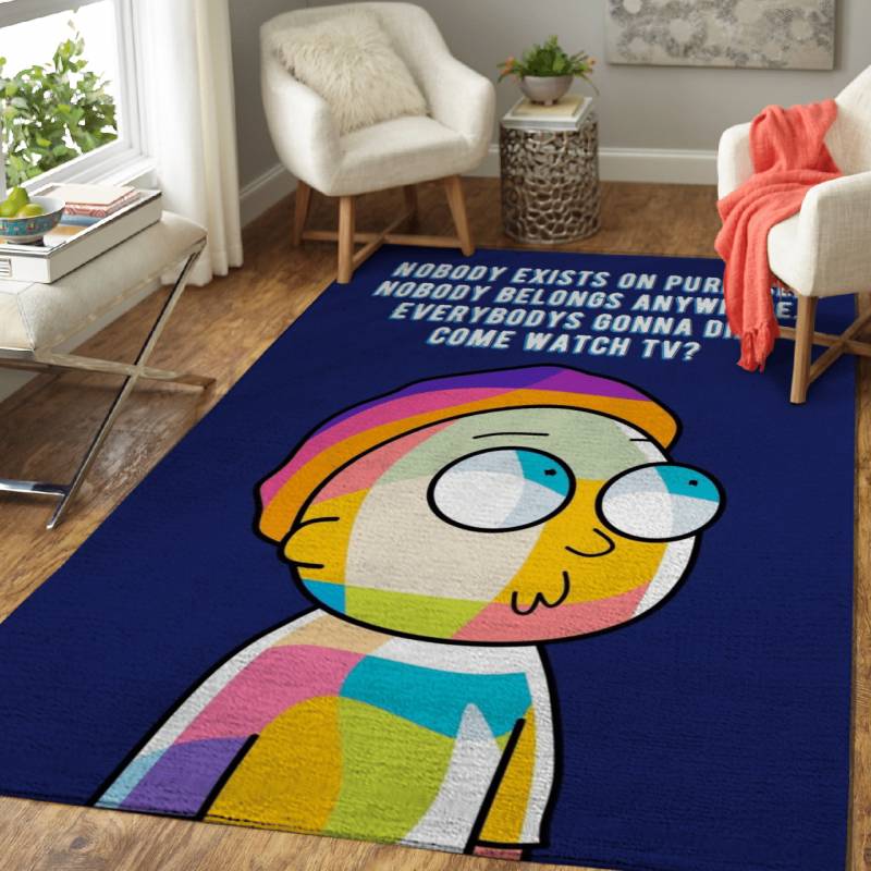 Morty Smith Quotes Anime Area Rug – Carpet