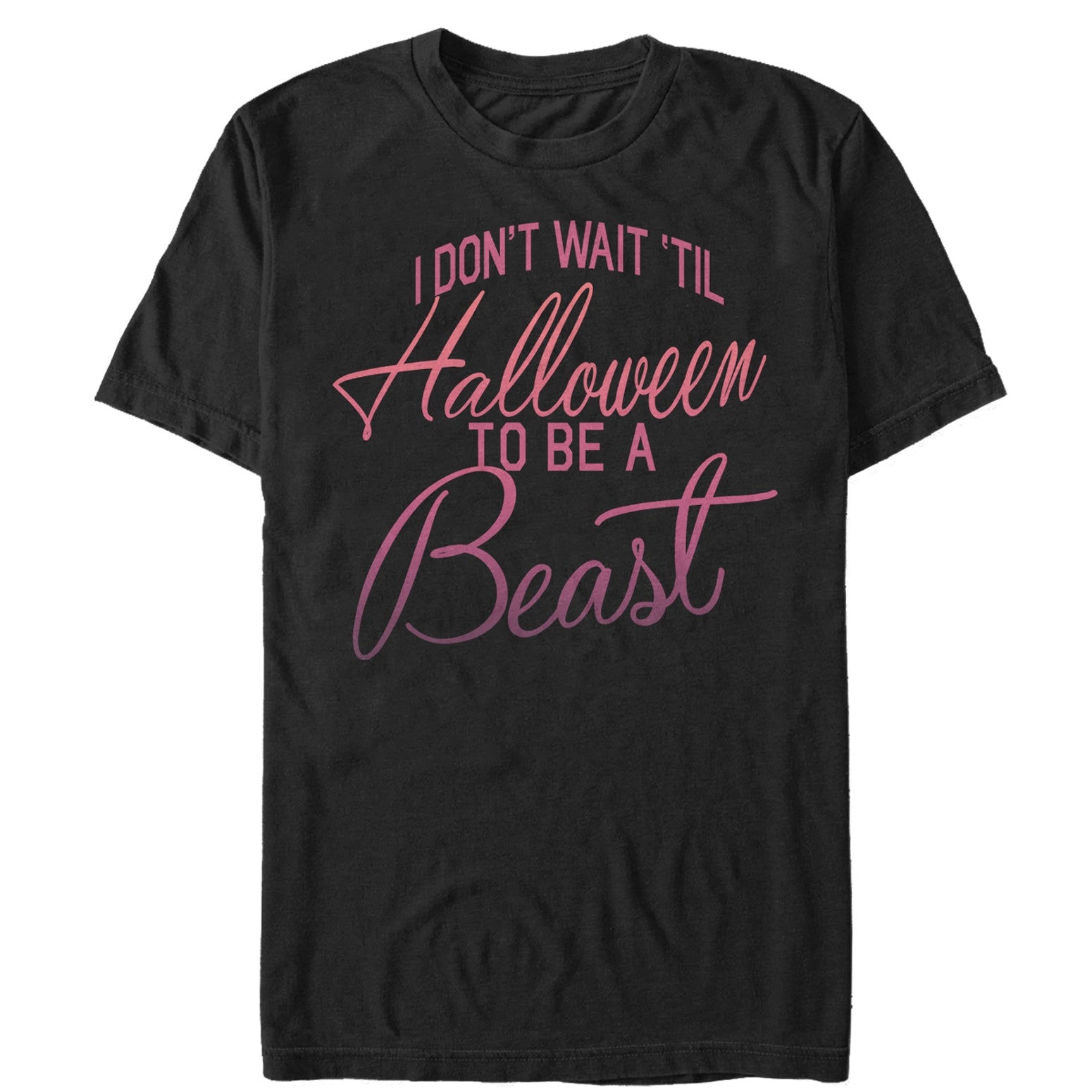 Chin Up Women’S Halloween Beast  Boyfriend Tee