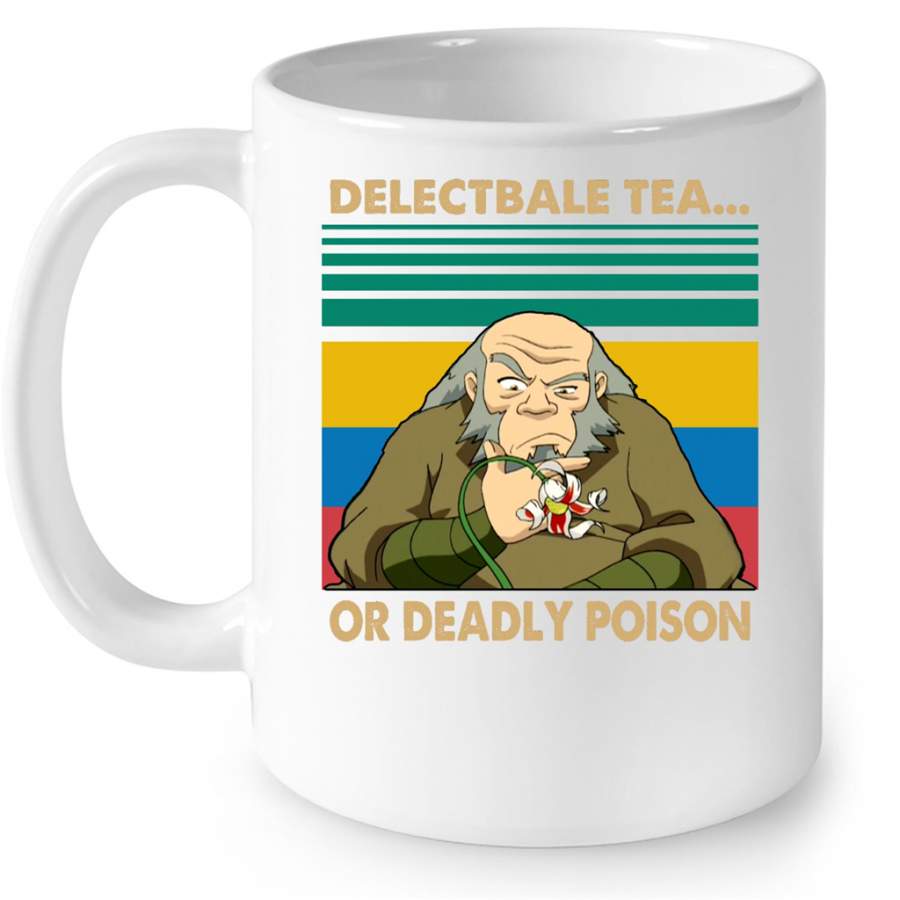 Delectable Tea Or Deadly Poison Classic Vintage – Full-Wrap Coffee White Mug