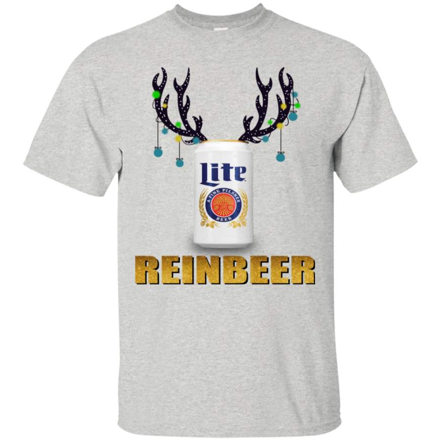 Reinbeer Miller Lite Christmas Sweatshirt LS T-Shirt